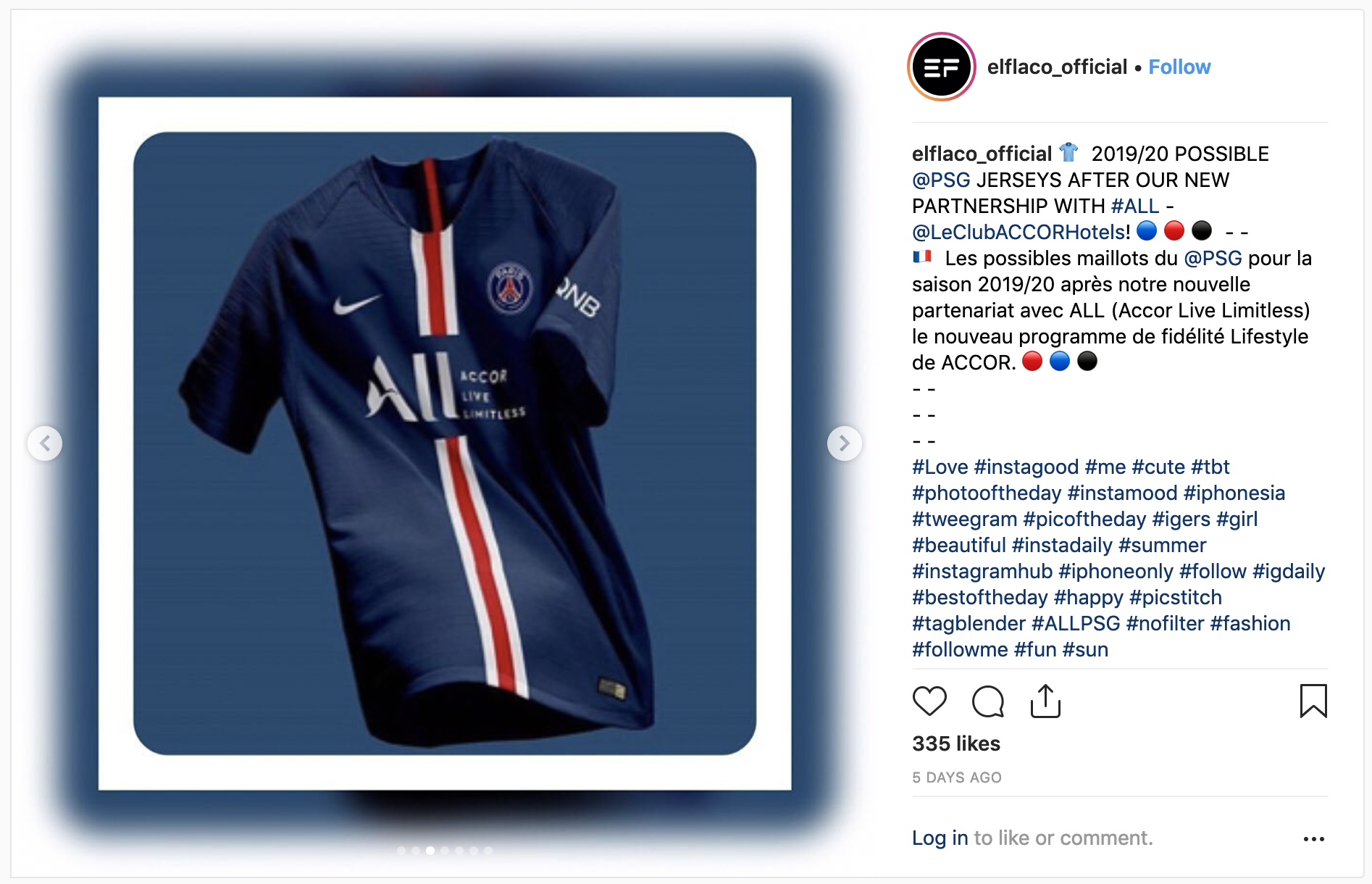 PSG : 10 Concepts De Maillots Pour La Saison 2019-20