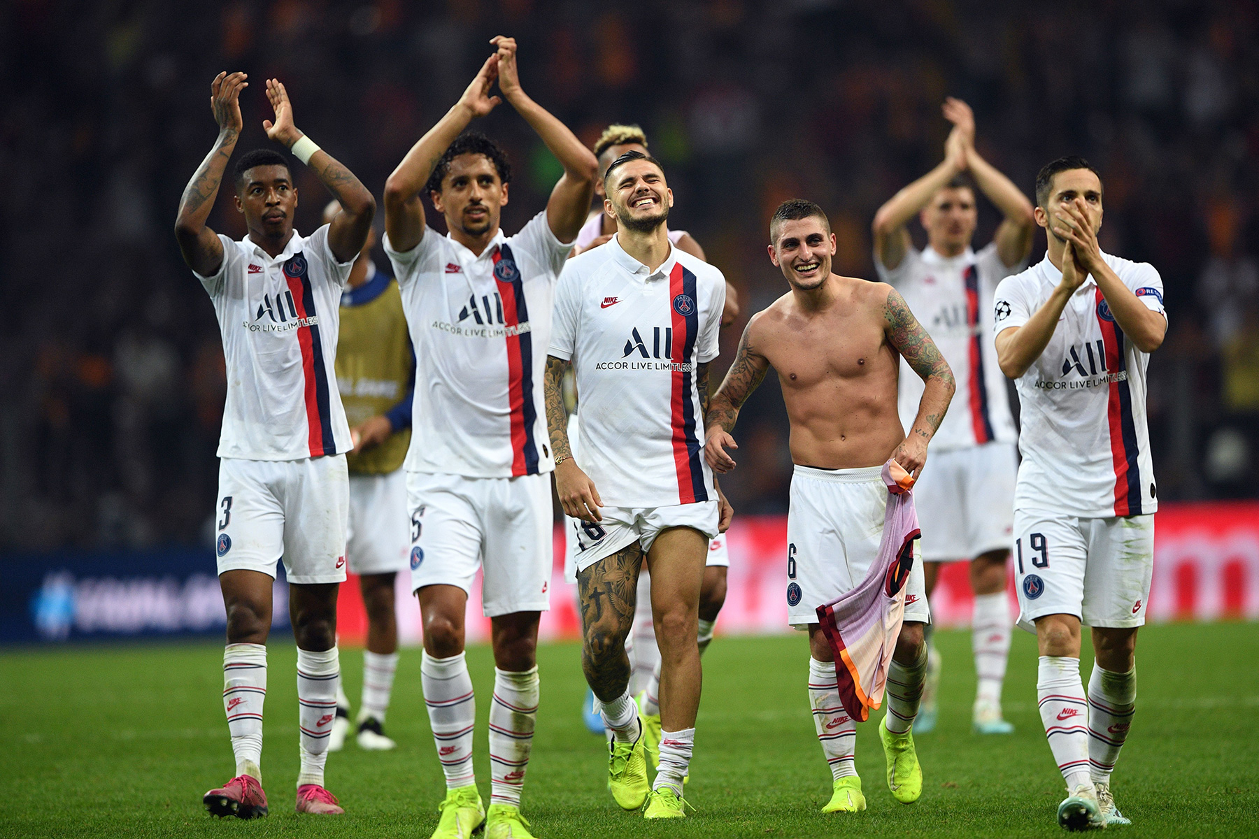 Match in Photos Paris Victorious Over Galatasaray  PSG Talk