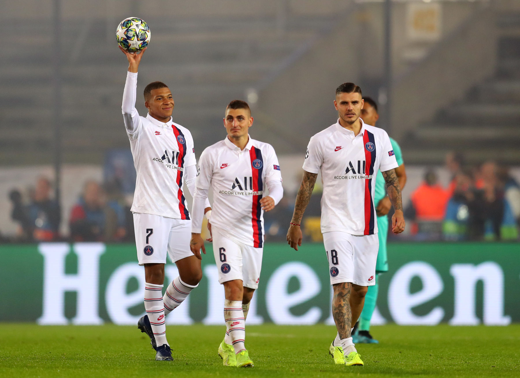 CLUB BRUJAS VS PSG, UEFA CHAMPIONS LEAGUE