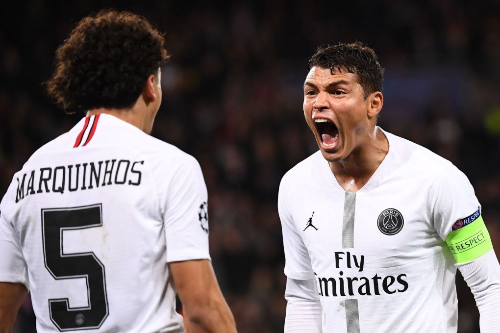 Thiago Silva and Marquinhos