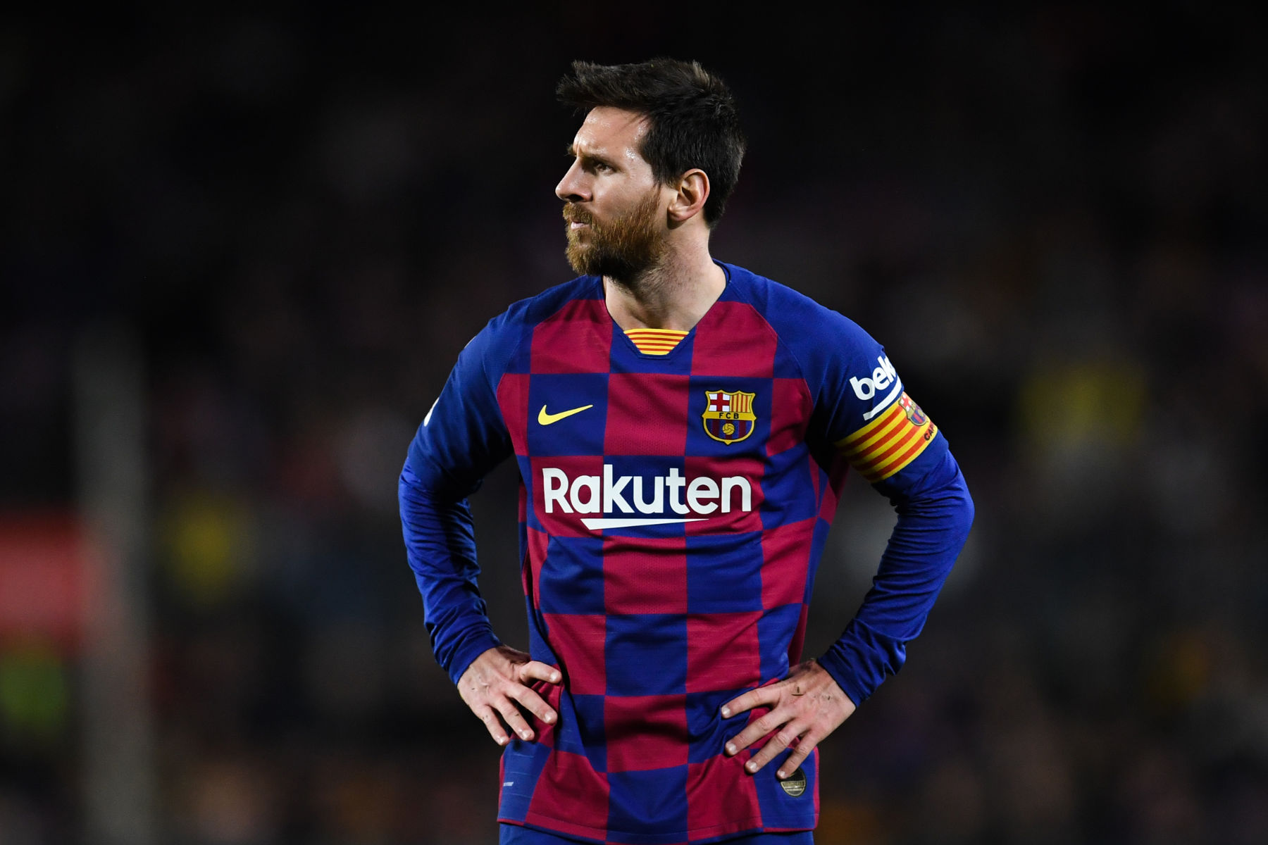 Football legend Lionel Messi signs FC Barcelona jersey