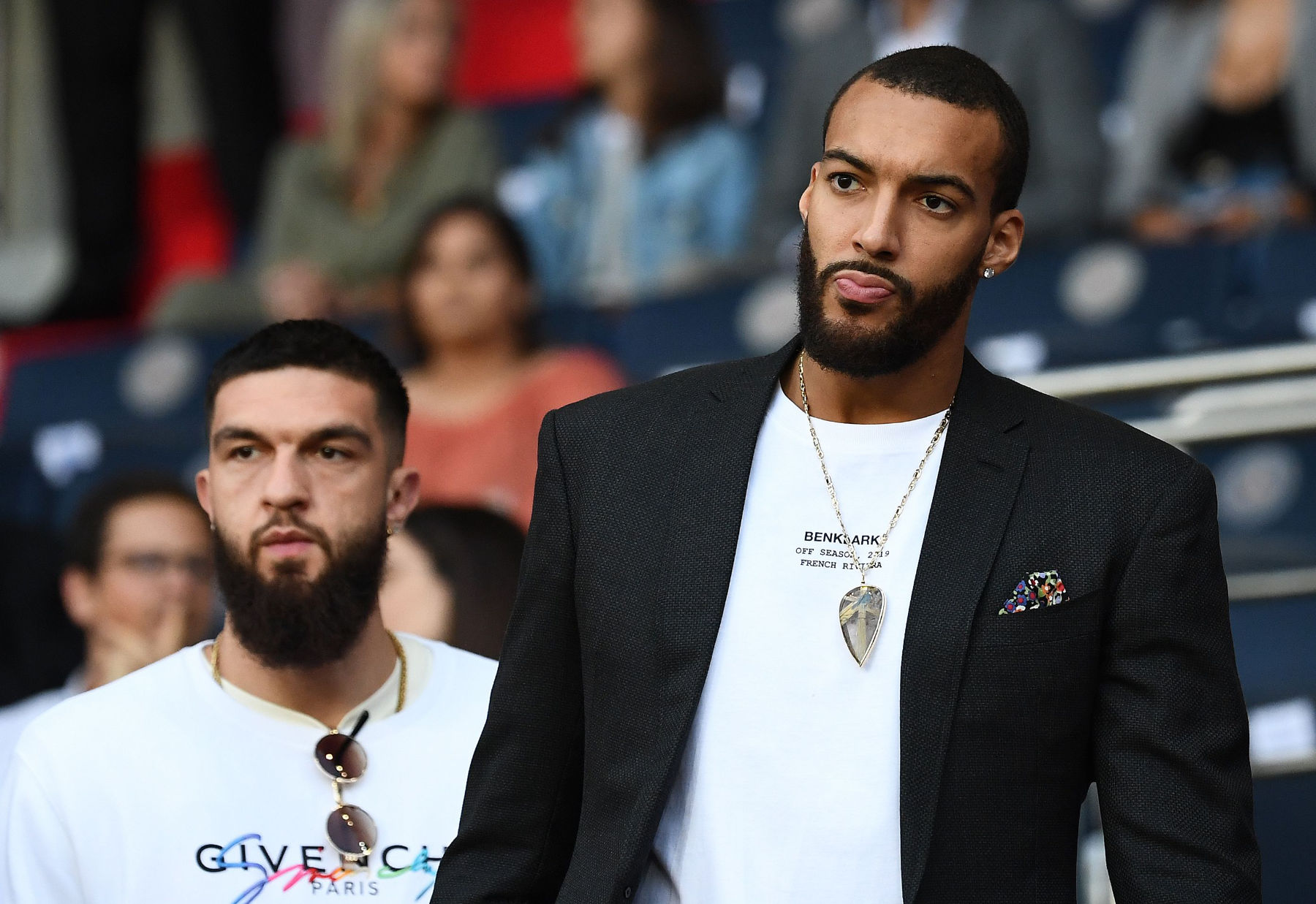 Rudy Gobert and Vincent Poirier