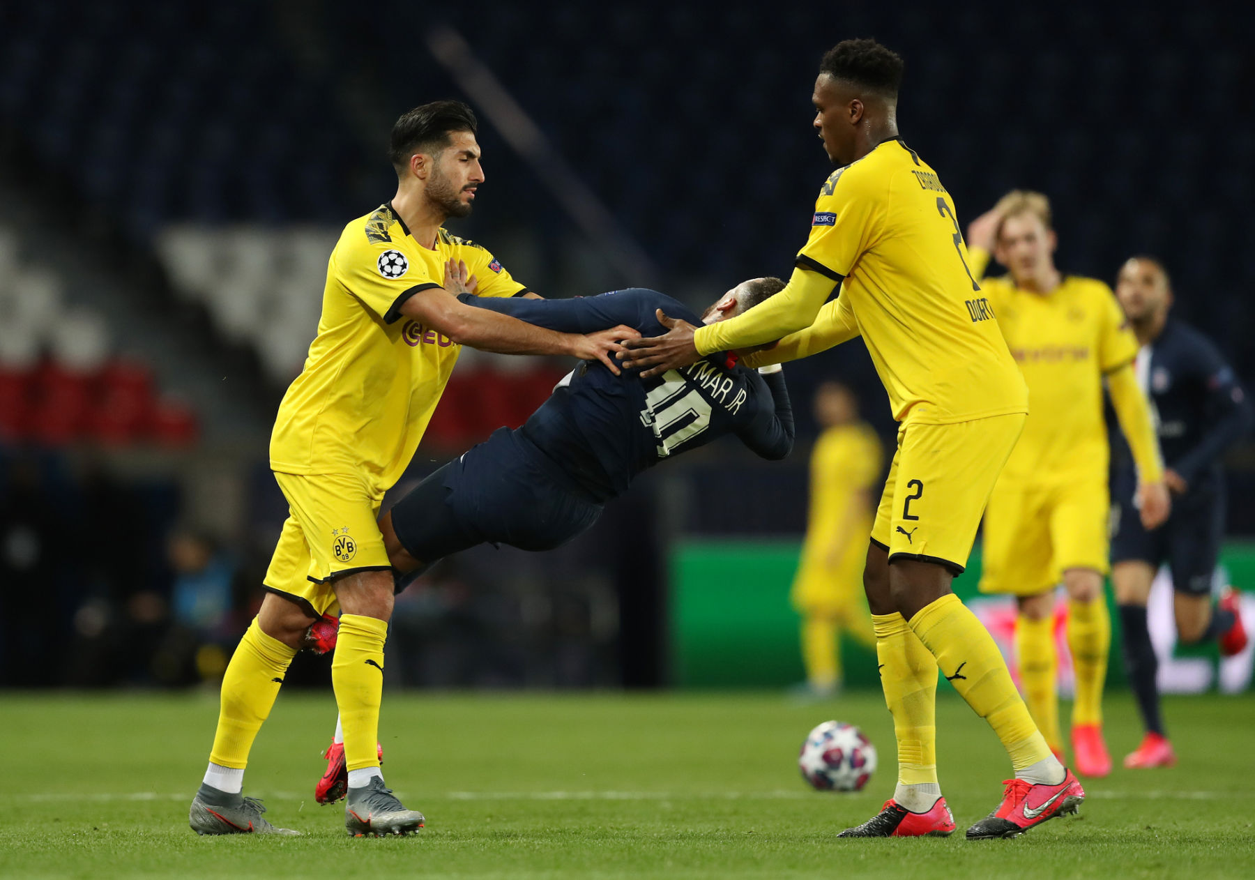 Emre Can and Neymar