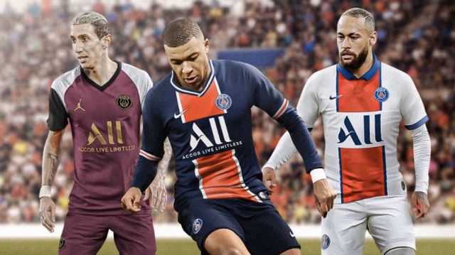 What Di Maria, Mbappé, and Neymar Will Look Like in PSG's Kits Next Season  - PSG Talk