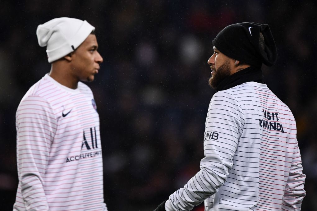 Kylian Mbappe and Neymar