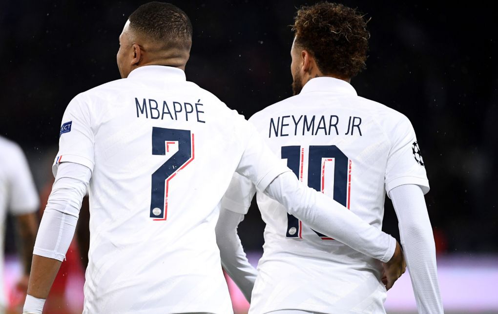 Kylian Mbappé and Neymar