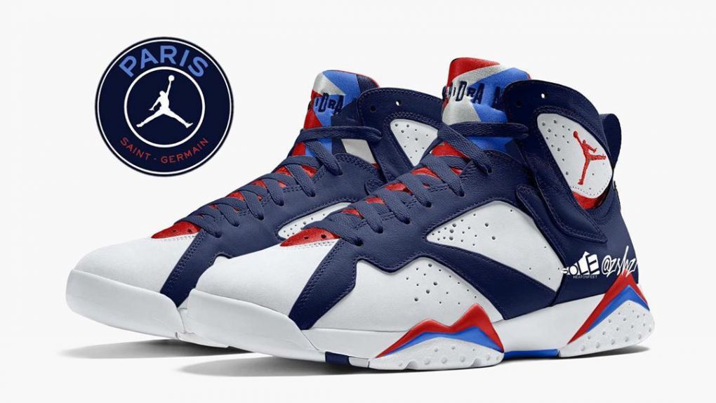 What the PSG Air Jordan 7 Could Potentially Look Like Come 2021 
