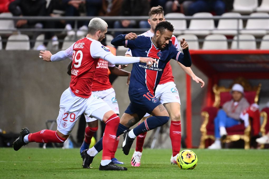 Video Neymar Dribbles Past Three Stade de Reims Defenders  PSG Talk