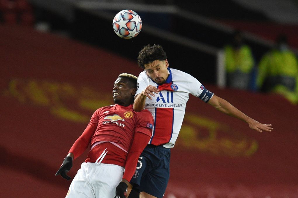 Marquinhos and Paul Pogba