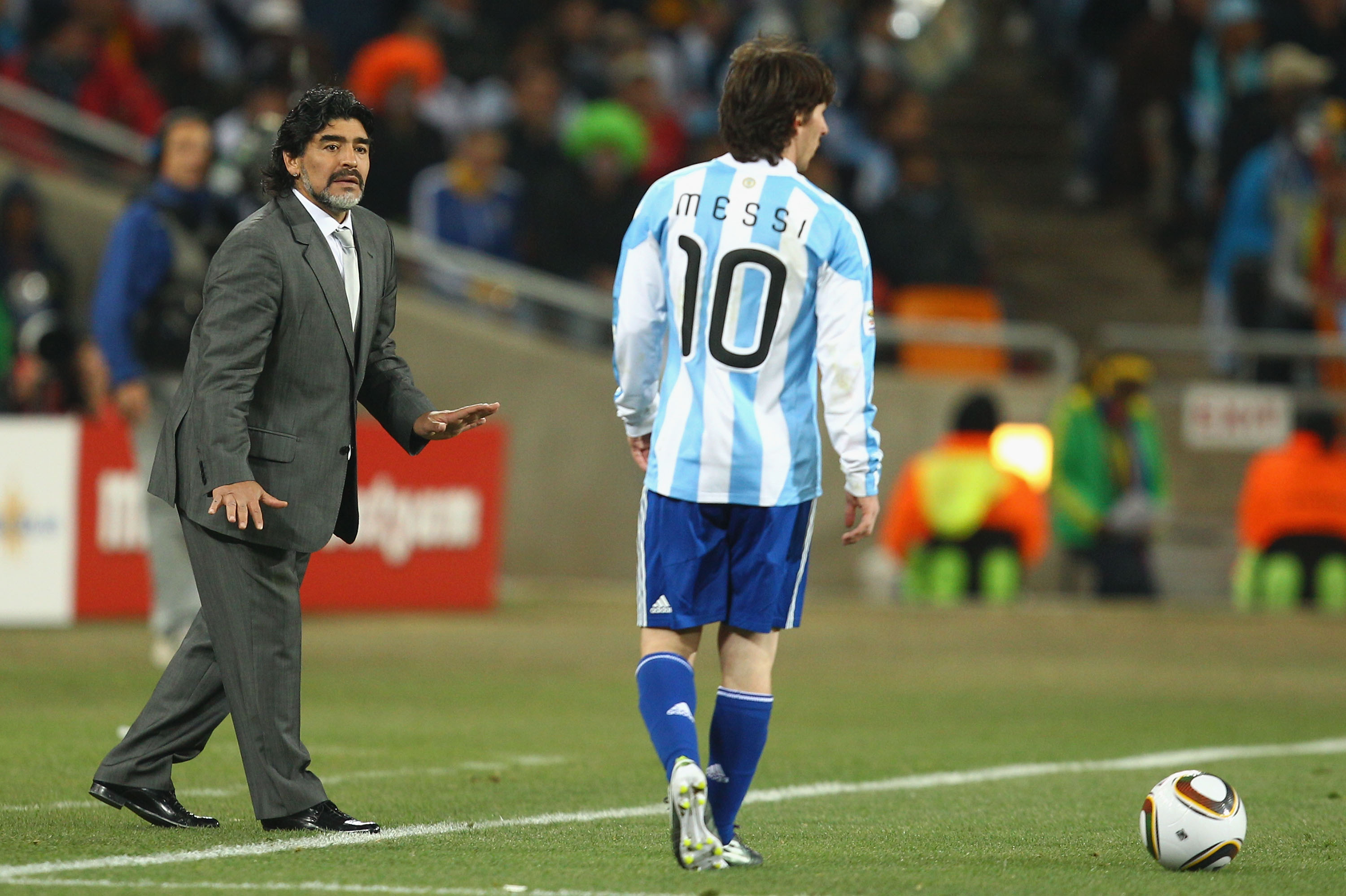 Lionel Messi Argentina Round of Sixteen WC 2010 vs Mexico