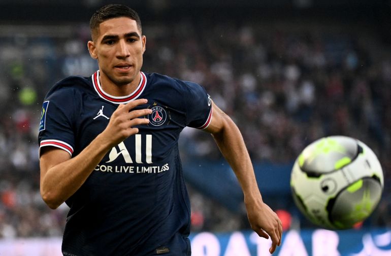 Manchester City approach PSG star Achraf Hakimi