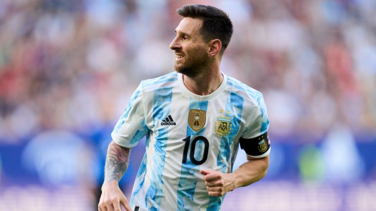 Lionel Messi Argentina National Team Adidas 2022 Winners