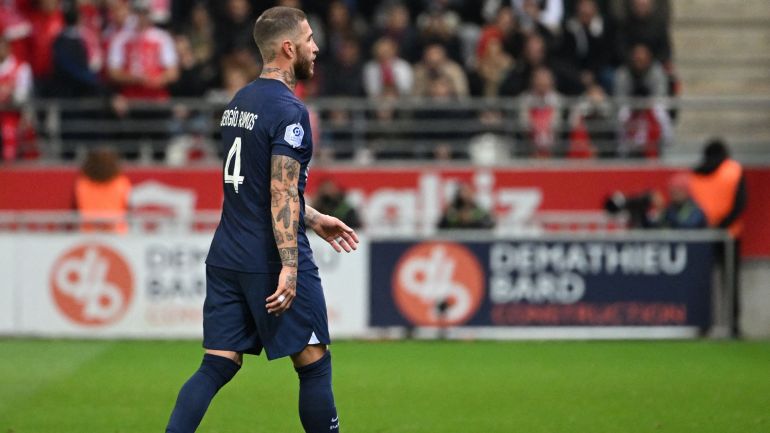 Sergio Ramos gets first PSG red card, in only his third match