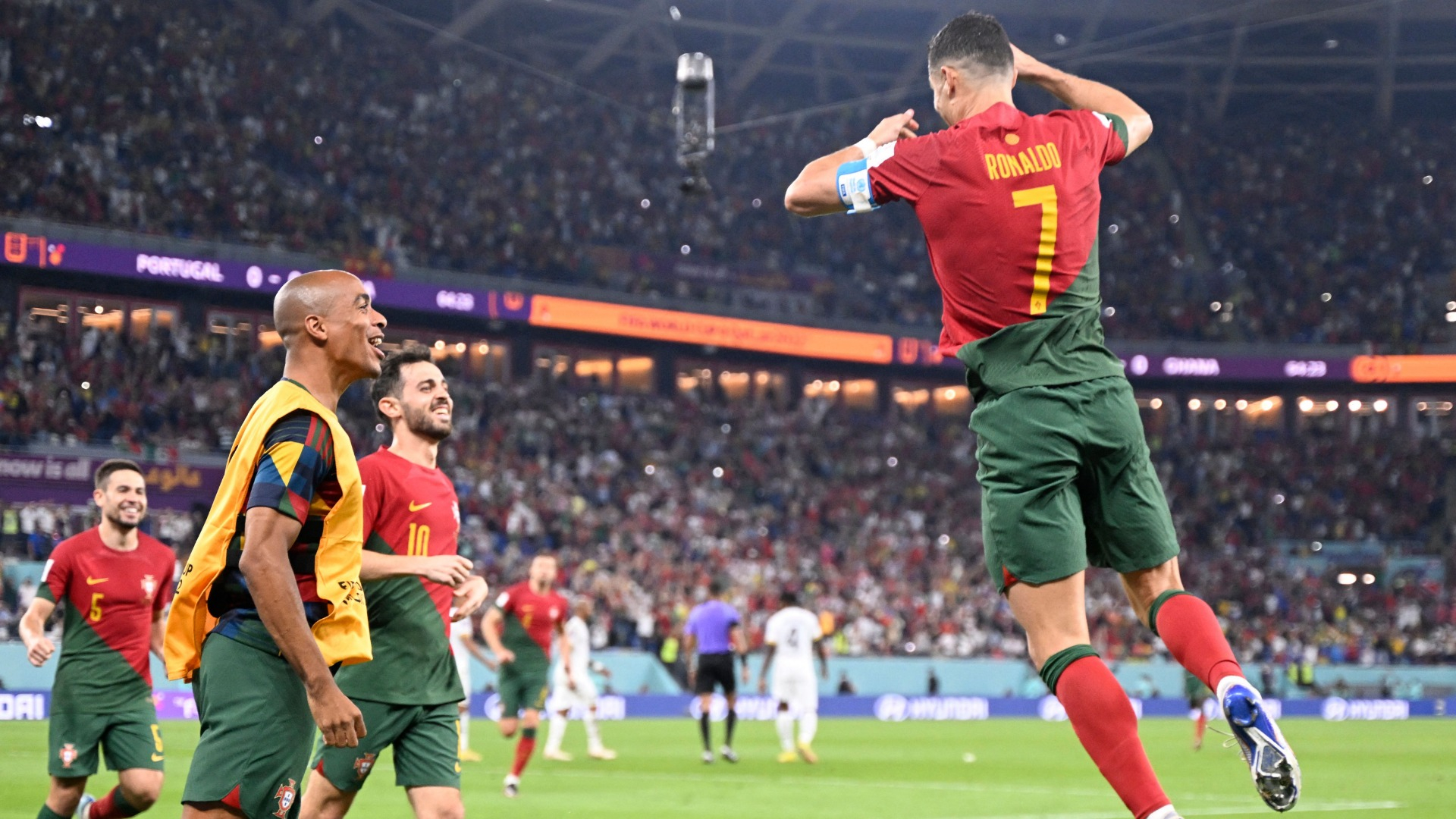 Cristiano Ronaldo Celebration vs. Ghana That Includes Messi Goes Viral