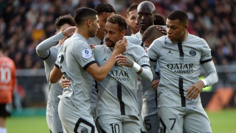 Watch Neymar Create Turnover, Score Opening Goal For PSG vs. Lorient