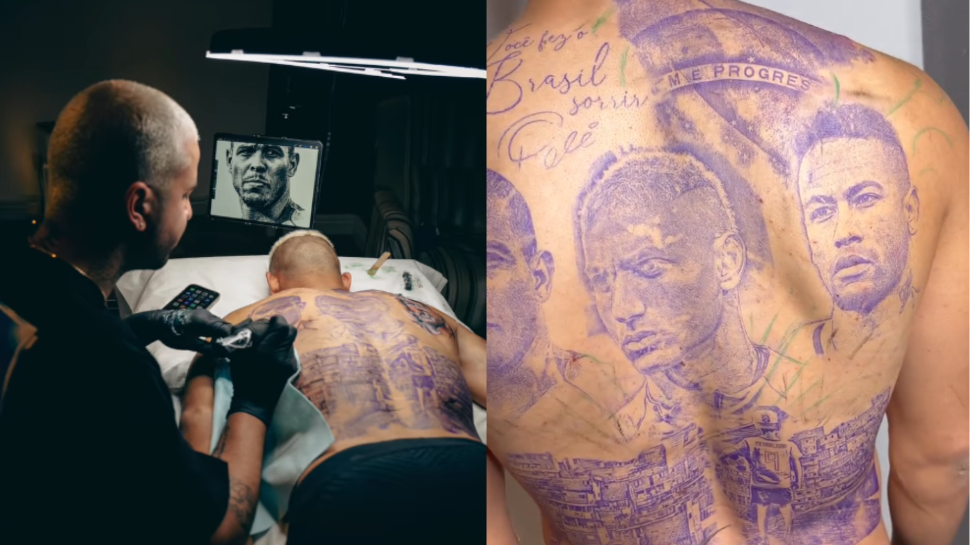 Brazil stars surprising new tattoo of his teammate  KickOff