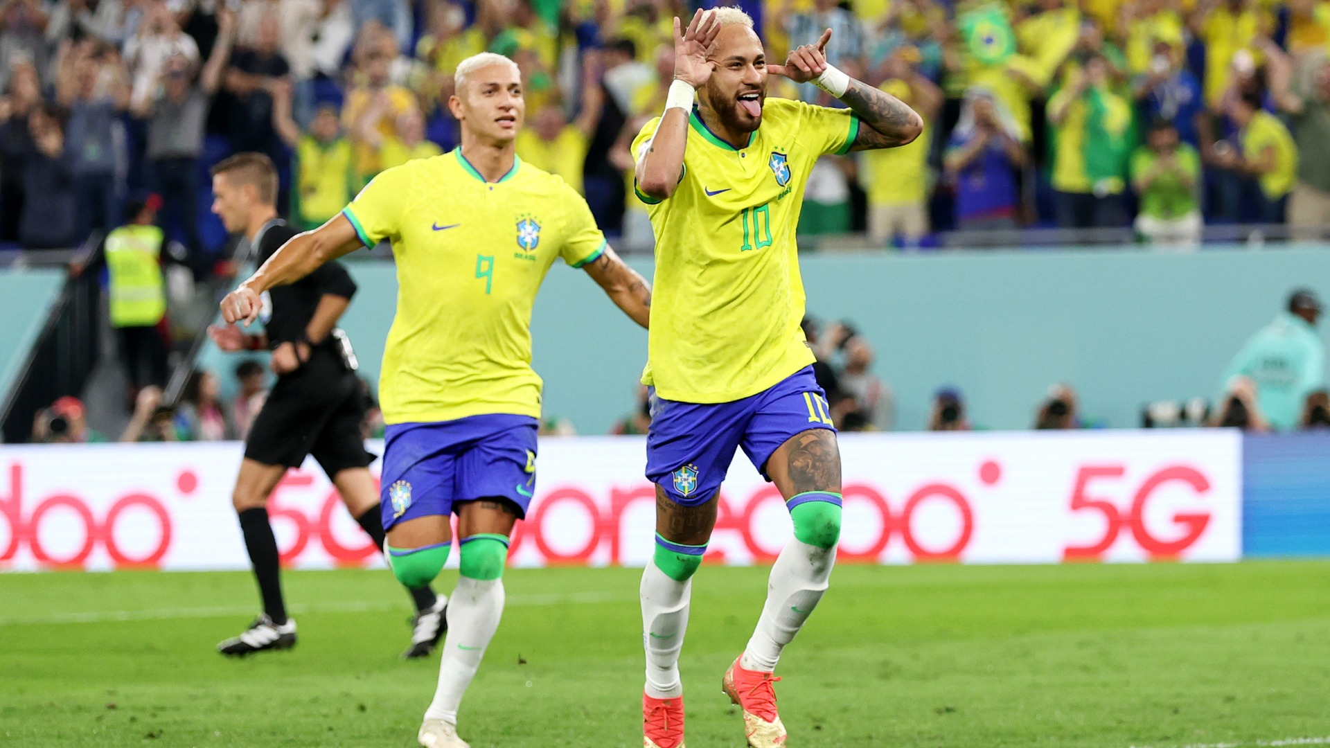 2022 World Cup: Neymar Convert Penalty Kick Goal vs. South Korea