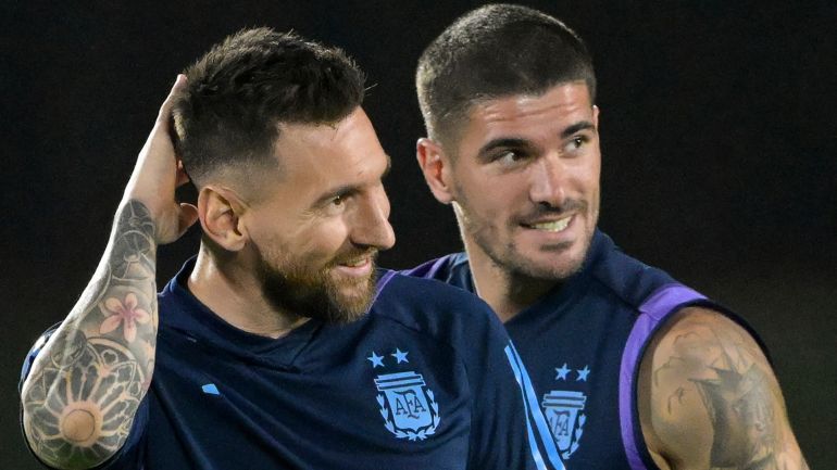 Rodrigo De Paul Reveals 'Affection' Lionel Messi Shows Him