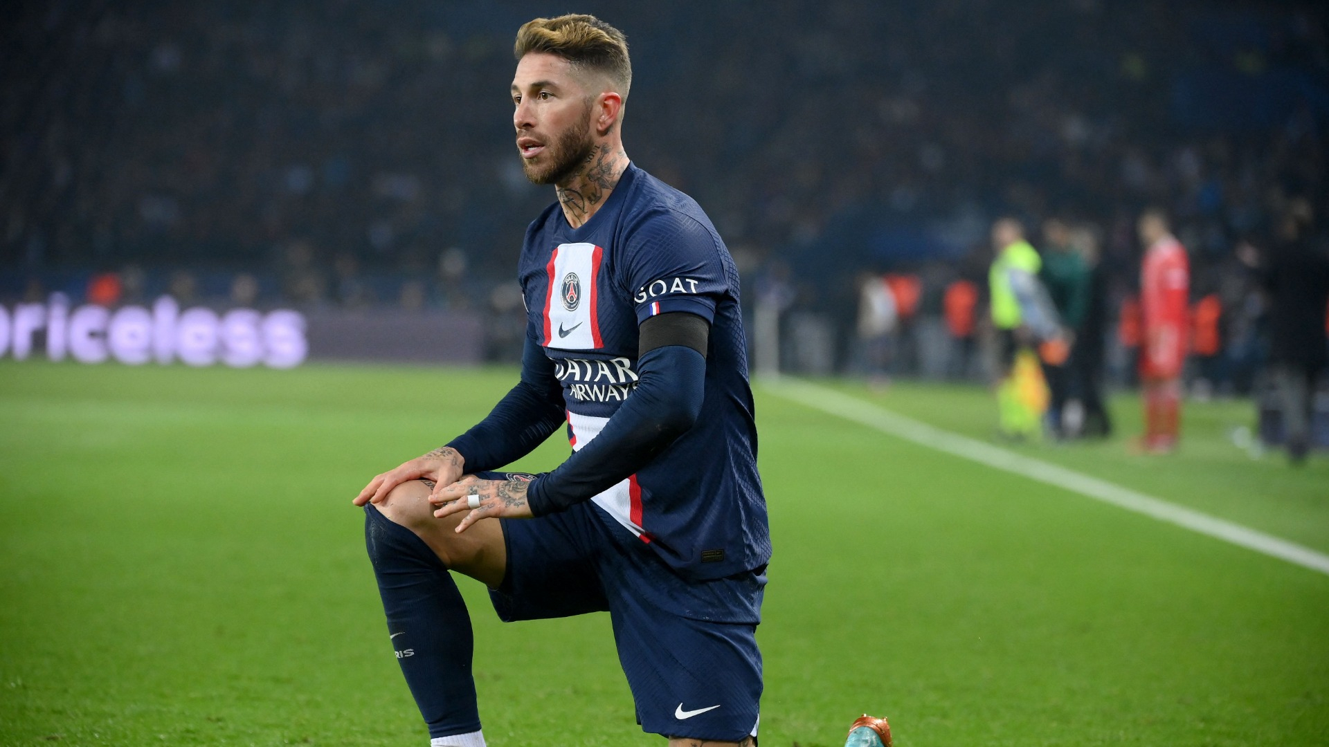 Munich, Germany. 8th Mar, 2023. Sergio Ramos of PSG during the UEFA  Champions League match at Allianz Arena, Munich. Picture credit should  read: Jonathan Moscrop/Sportimage Credit: Sportimage/Alamy Live News Stock  Photo 