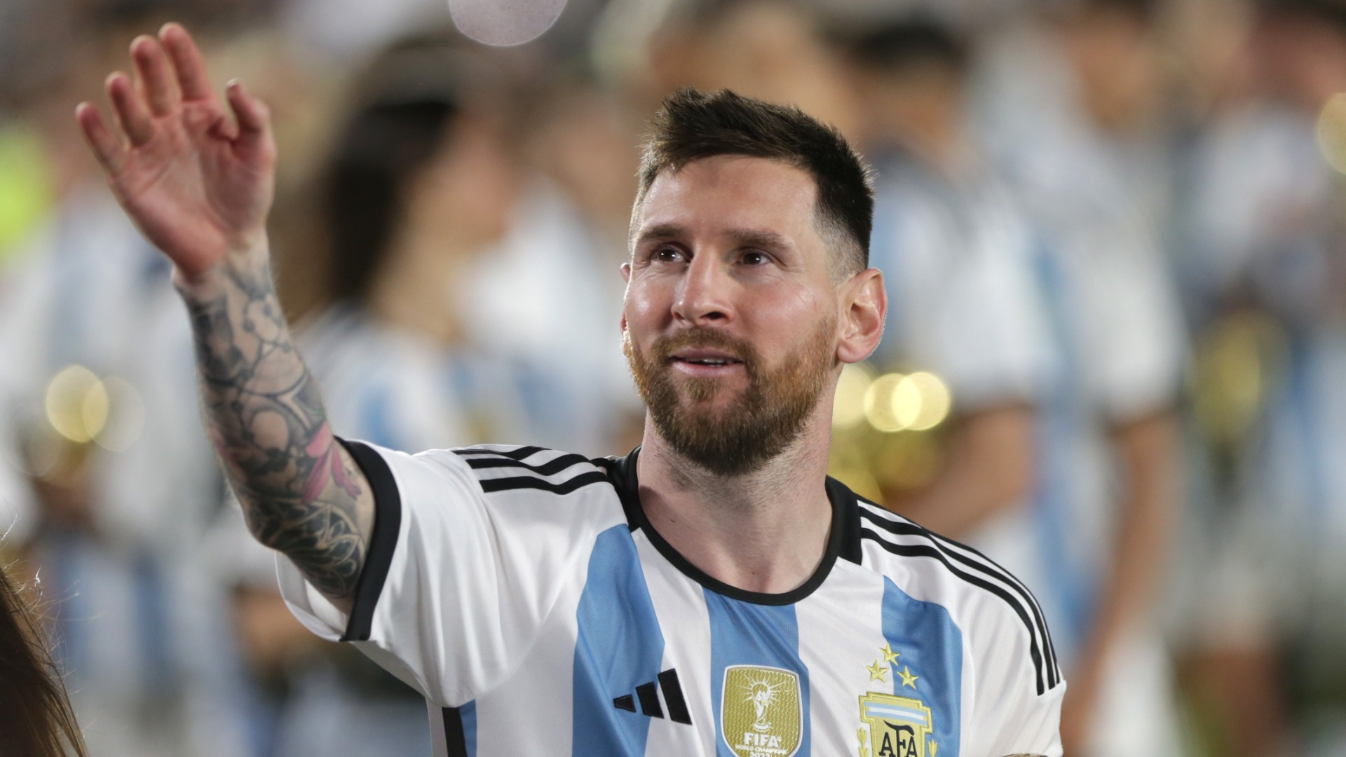 Lionel Messi: Barcelona and Argentina star donates signed shirt