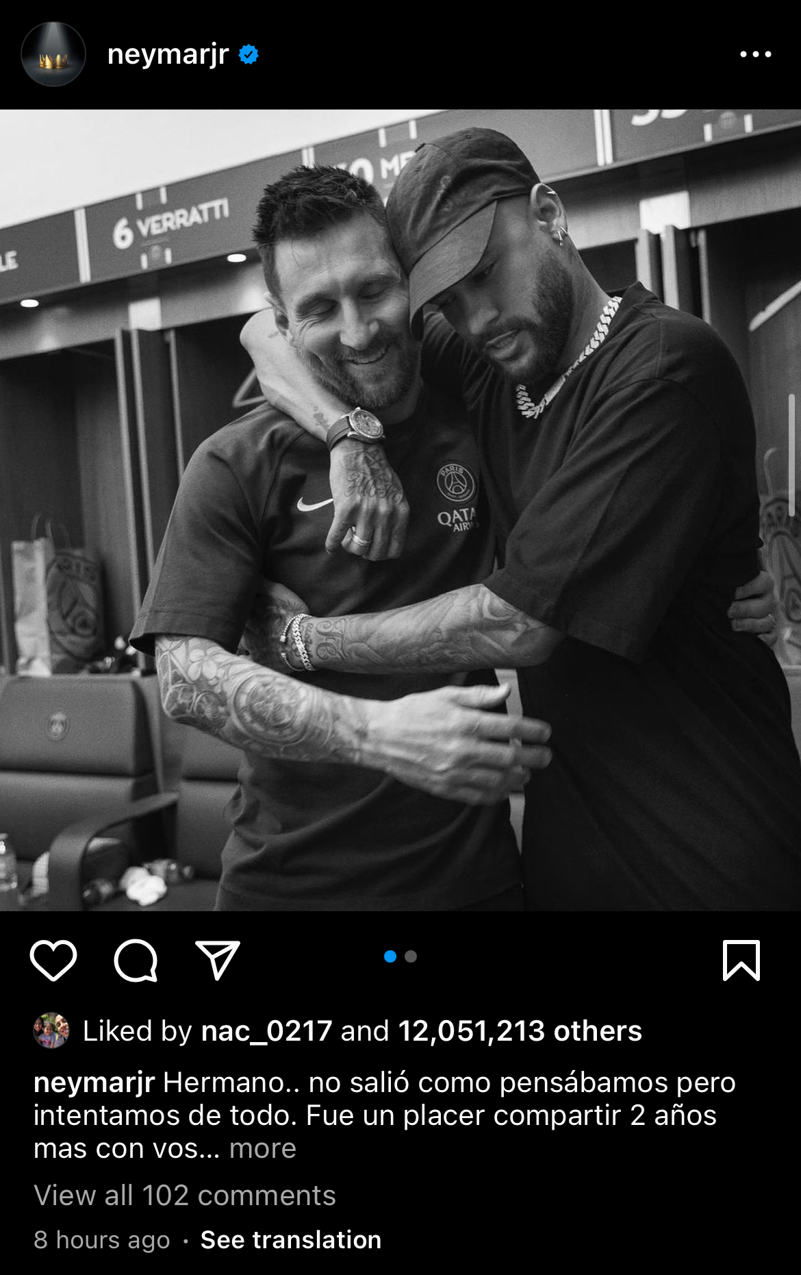 Las estrellas del PSG envían conmovedores mensajes de despedida a Lionel Messi, Sergio Ramos (Foto)