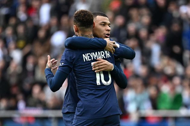 Kylian Mbappe and Neymar