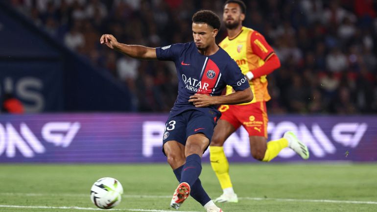 Flocage Officiel - Paris Saint-Germain, Zaïre-Emery, 2024/2025, Away