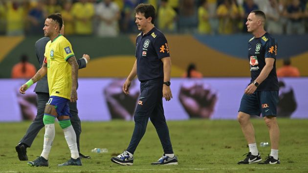 Brazil Fan Hits Ex-PSG's Neymar with Popcorn After Draw vs. Venezuela