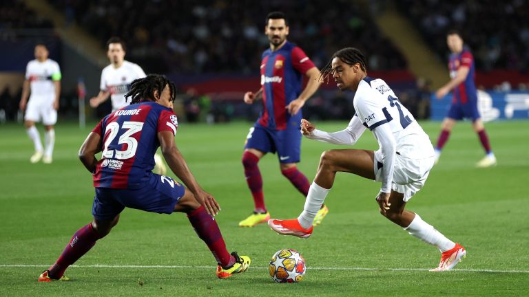 PSG's Barcola 'Tortured' Barcelona Defense in Second Leg, Pundit Says
