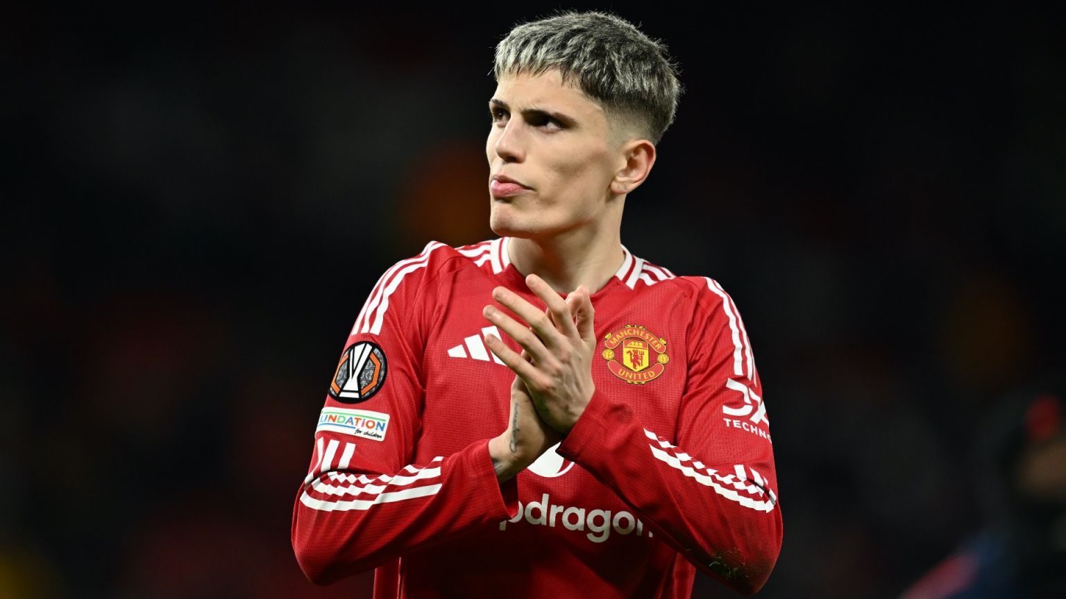 alejandro garnacho manchester united v fk bodo glimt uefa europa league 2024