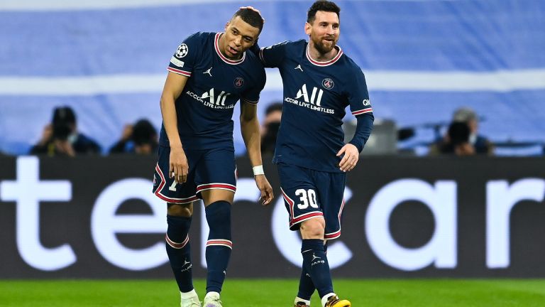 Kylian Mbappe and Lionel Messi