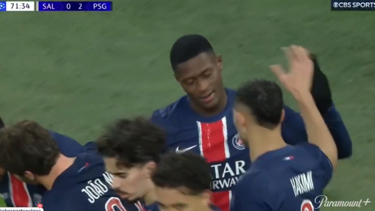 Video Psg Receives Stunning Insurance Goal From Nuno Mendes