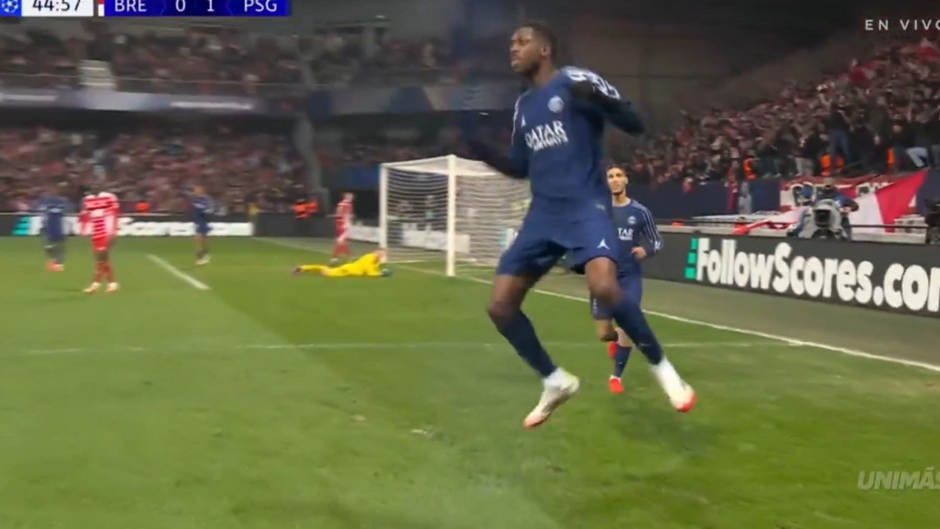 Video Ousmane Demb l Maintains Scoring Run With Goal Against Brest