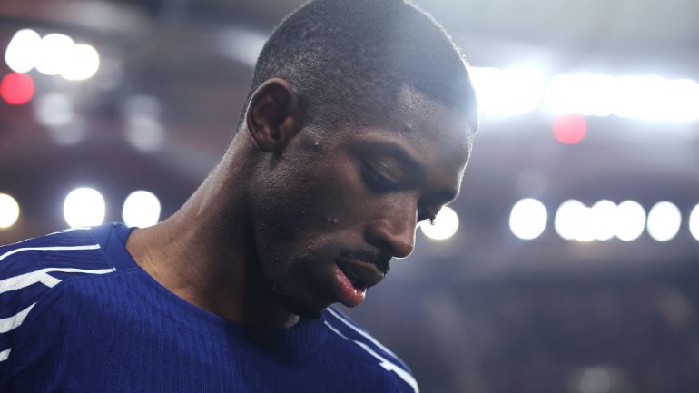 Maillot Nike PSG Dembélé Vapor Player Issue 2024-2025 Long Bleu Taille L