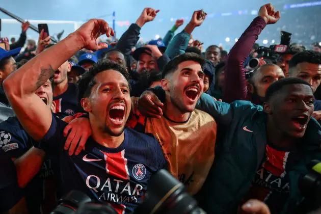 PSG celebration