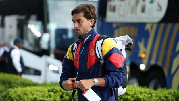 Ferran Torres with Spain.
